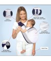 Baby Sling Carrier, Adjustable Baby Holder Carrier Ergonomic Baby Strap, Baby Half Wrapped Sling Hip Carrier For Newborn